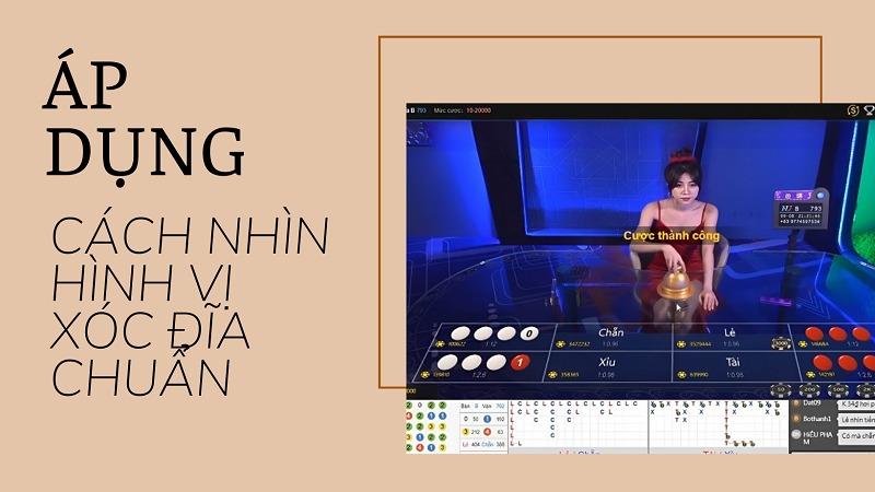 Cách nhìn hình vị xóc đĩa bách chiến bách thắng cho xóc thủ 8 Áp dụng cách nhìn hình vị xóc đĩa vào chơi online