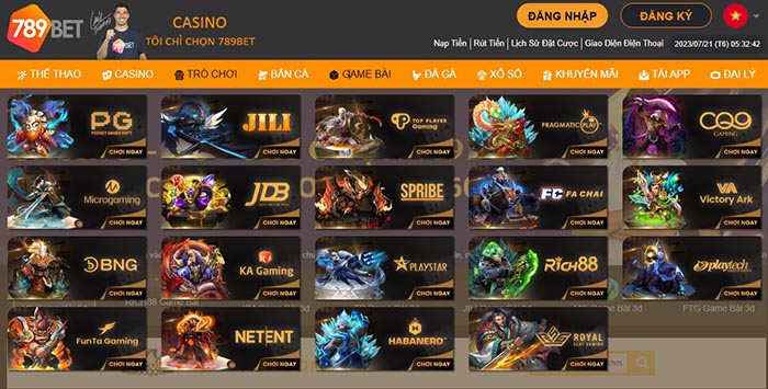 Kho trò chơi cực khủng tại 789Bet